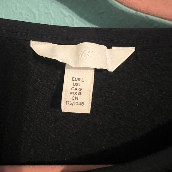 H&M Teddy Fleece Jacket Snap Front Oversized Large Fluffy Fuzzy Cozy Comfy - Picture 4 of 11